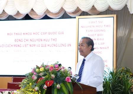 Đồng chí Nguyễn Hữu Thọ mãi mãi là niềm tự hào cho các tầng lớp nhân dân - ảnh 1